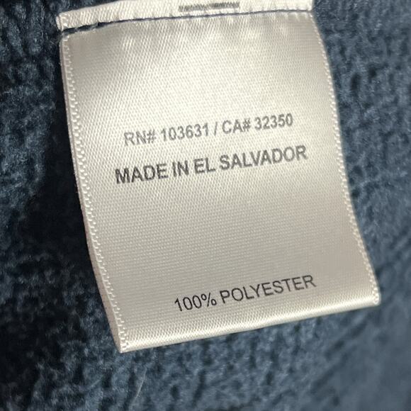 Simms Pullover Mens Large Blue Quarter Zip Polyester Fishing Outdoor Sweater - Picture 4 of 7